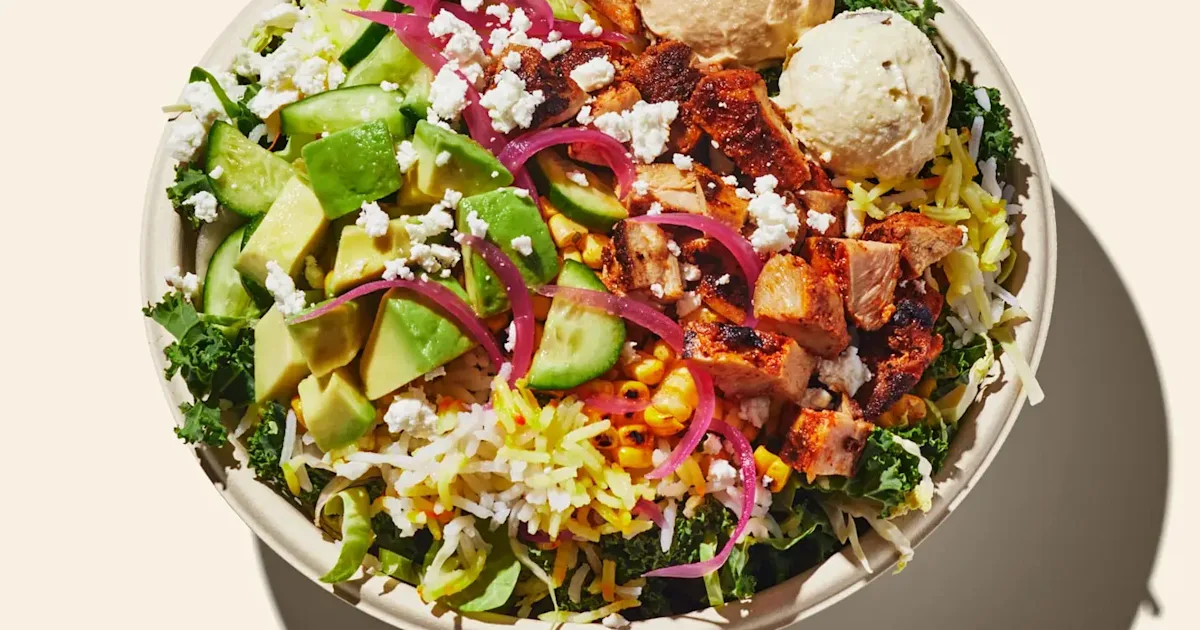 CAVA Harissa Avocado bowl