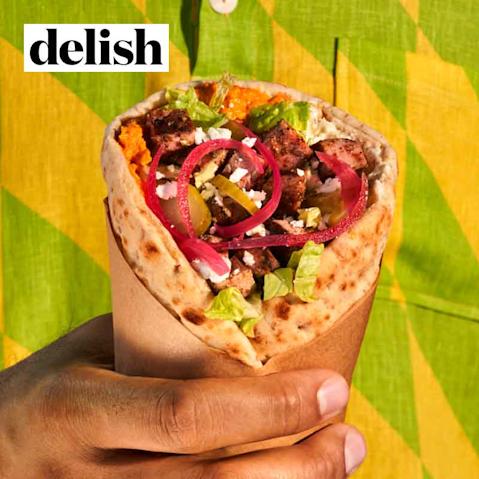 A CAVA pita wrap.