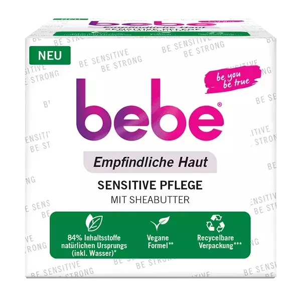 bebe Sensitive Pflege Gesichtscreme mit Sheabutter