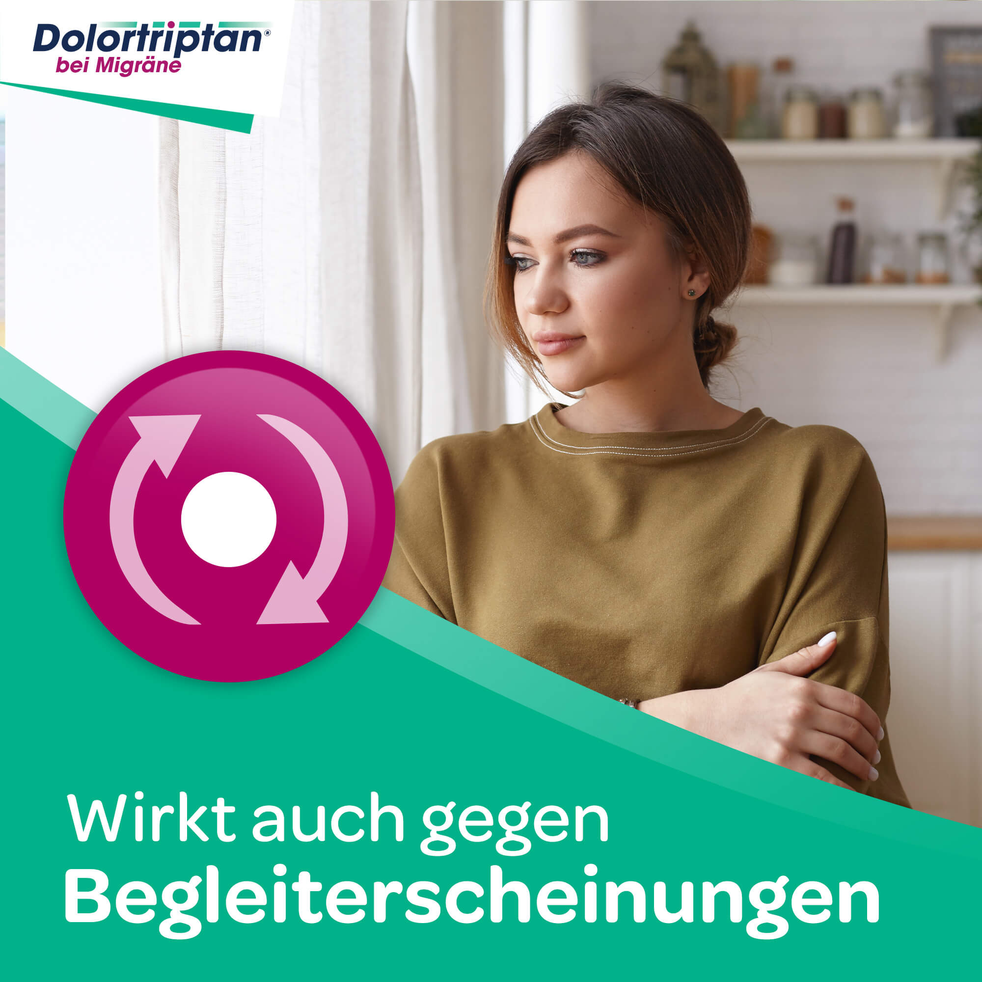 Dolortriptan - Wirkt auch bei Begleiterscheinungen