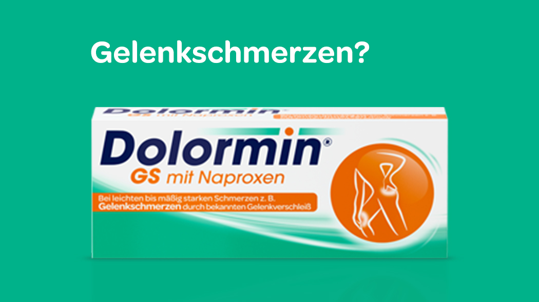 Dolormin mit Naproxen Pack Shot