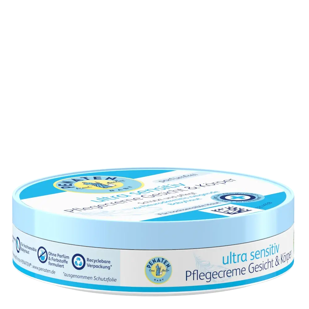 Penaten® Ultra Sensitiv Pflegecreme Gesicht & Körper – Seitenansicht