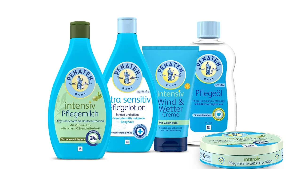 Die Penaten Produkte zum Pflegen von Babyhaut