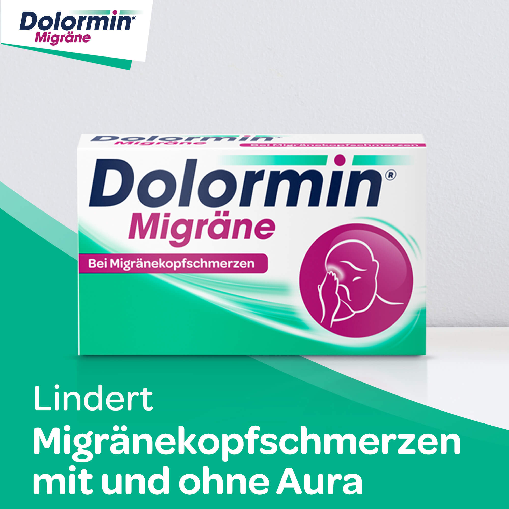 Dolormin Migräne - Lindert Migränekopfschmerzen mit und ohne Aura