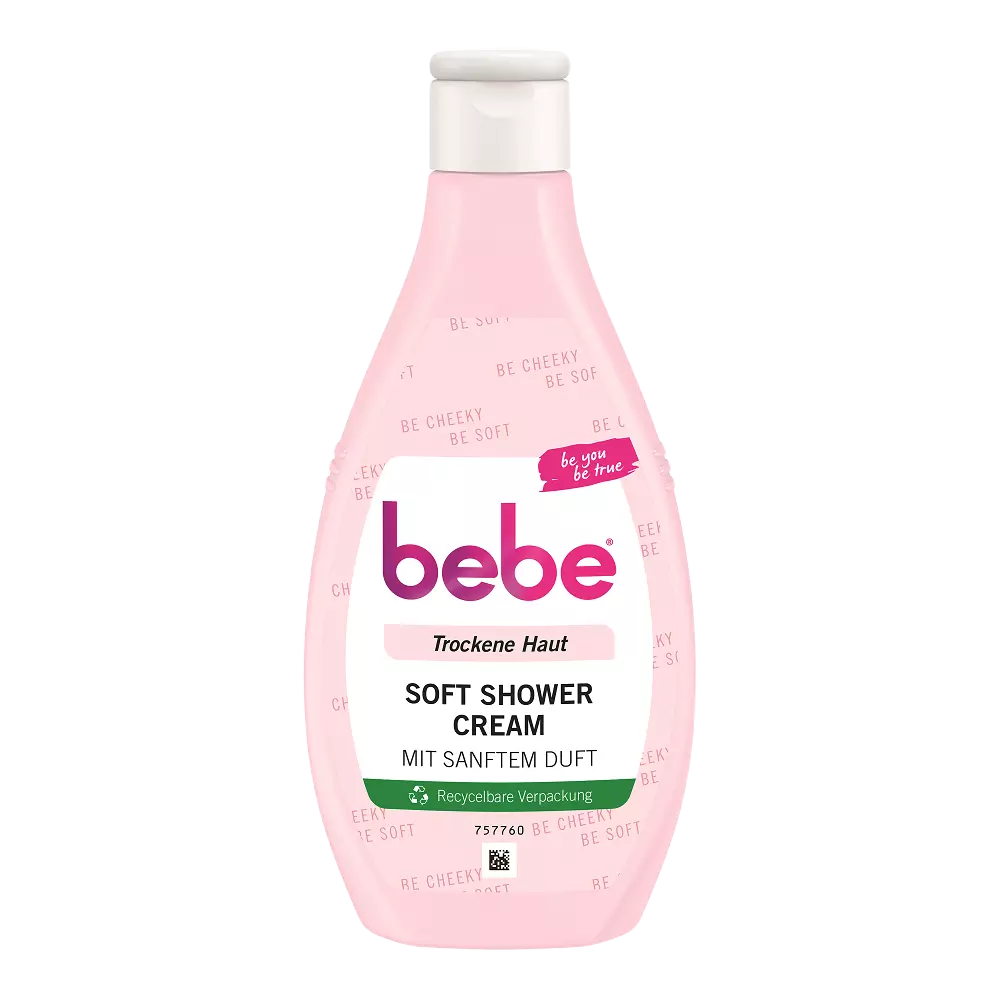 bebe Soft Shower Cream – recycelbare Verpackung