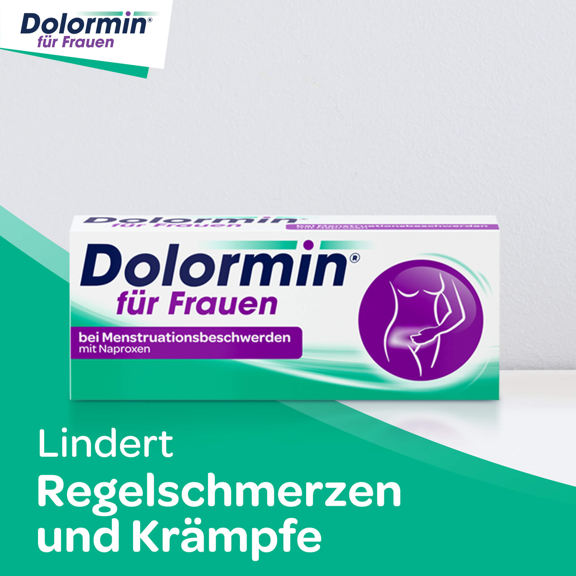 Dolormin für Frauen - Lindert Regelschmerzen und Krämpfe 