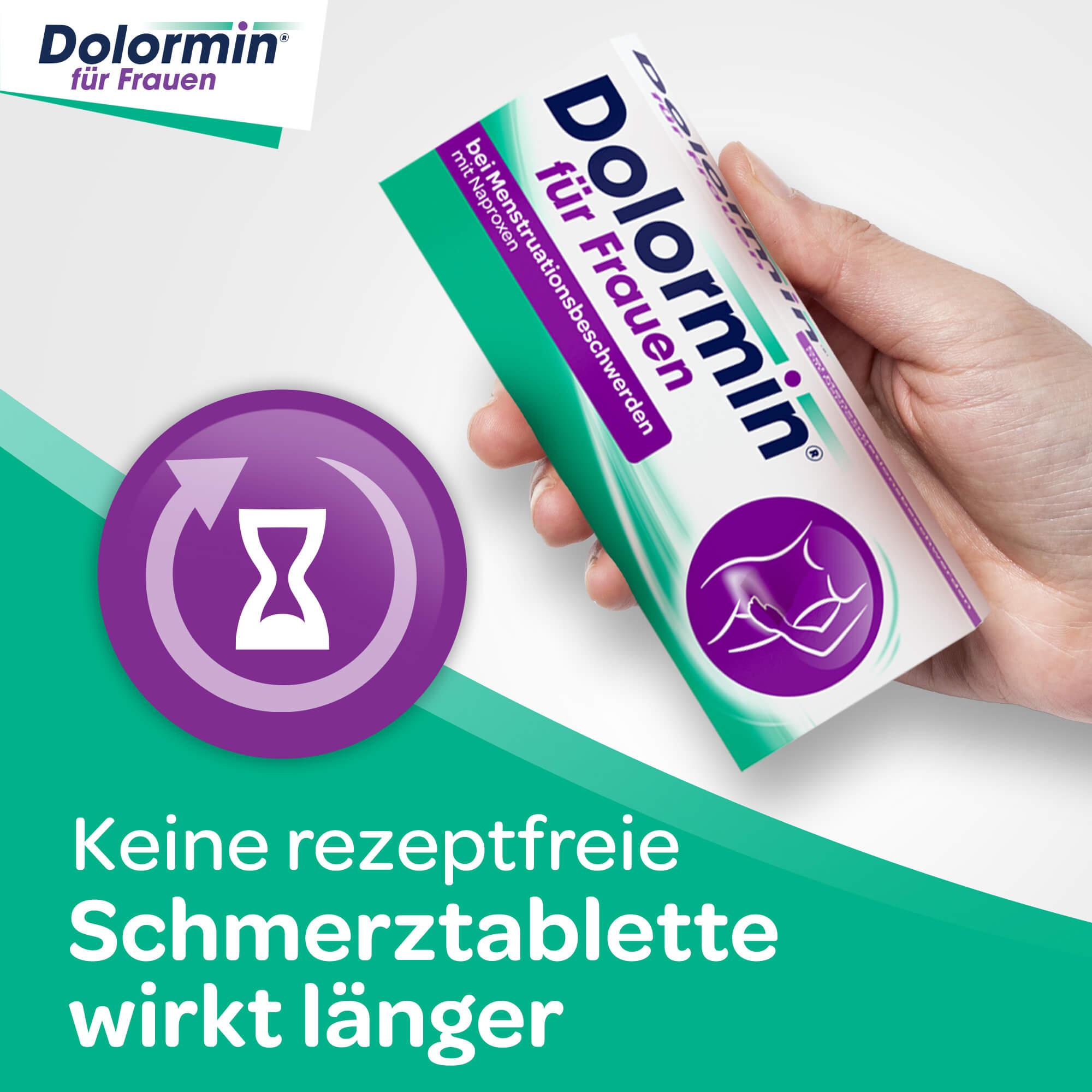 Dolormin für Frauen - Keine rezeptfreie Schmerztablette wirkt länger