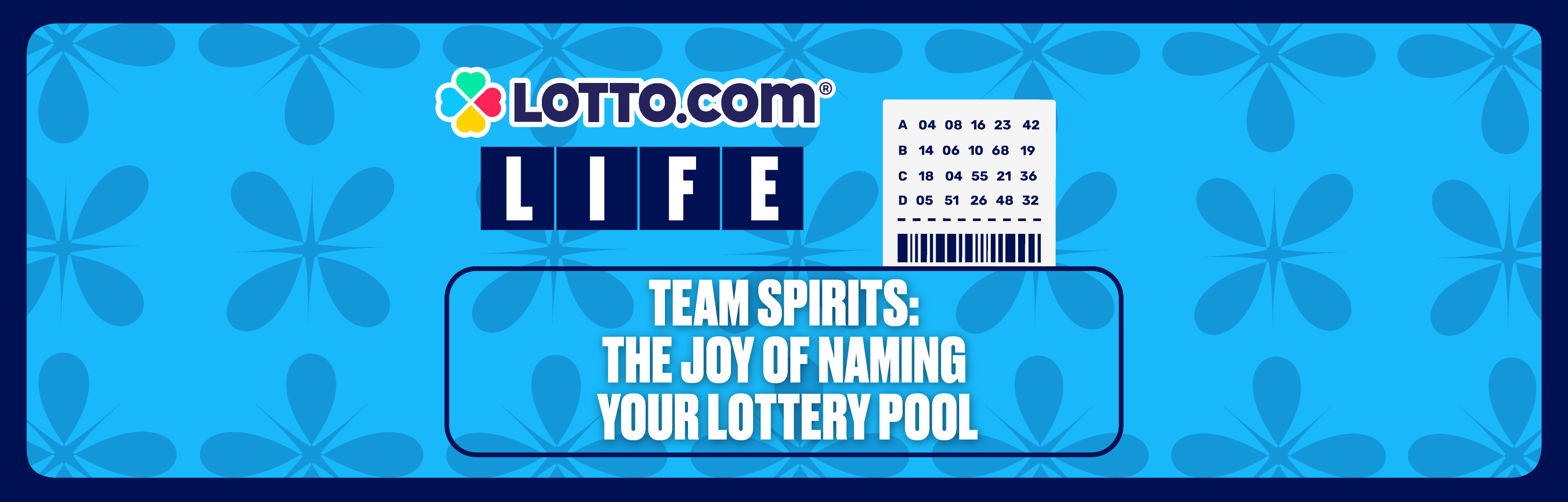Team Spirits: The Joy of Naming Your Lottery Pool