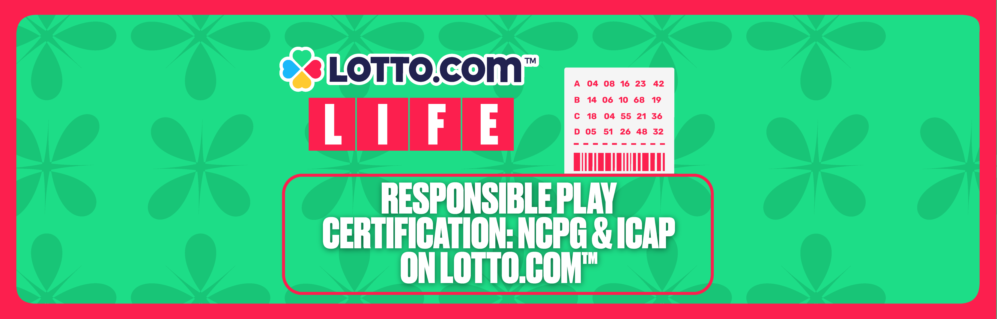 Responsible Play Certification: NCPG & iCAP on Lotto.com™