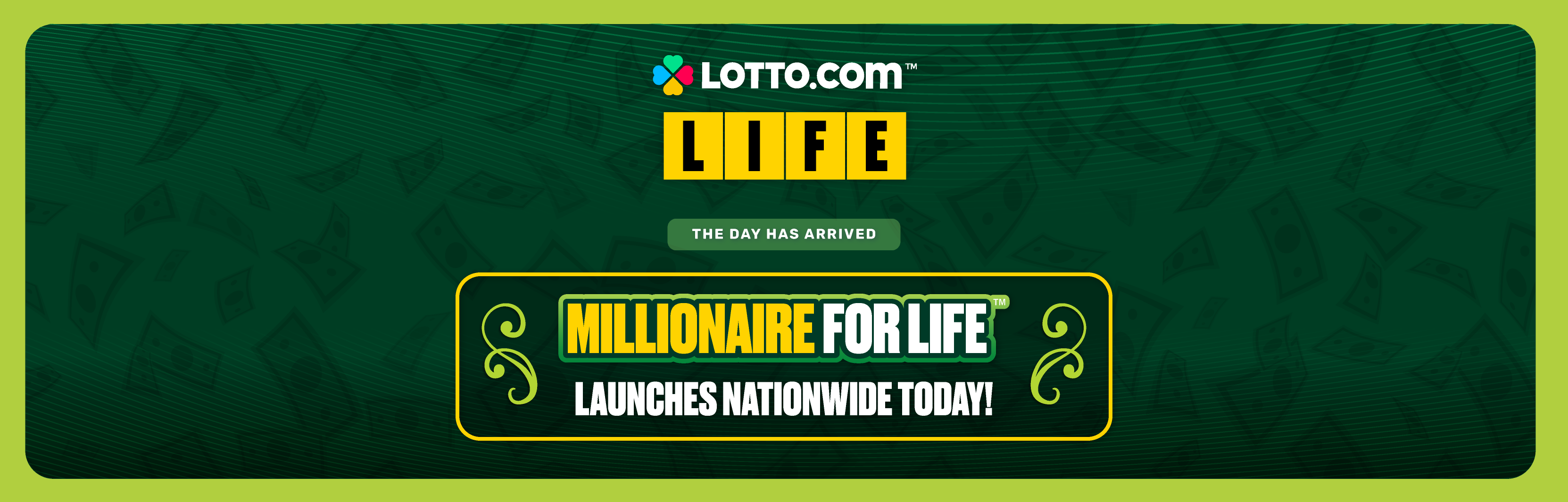 The Day Has Arrived: "Millionaire for Life" Launches Nationwide Today!