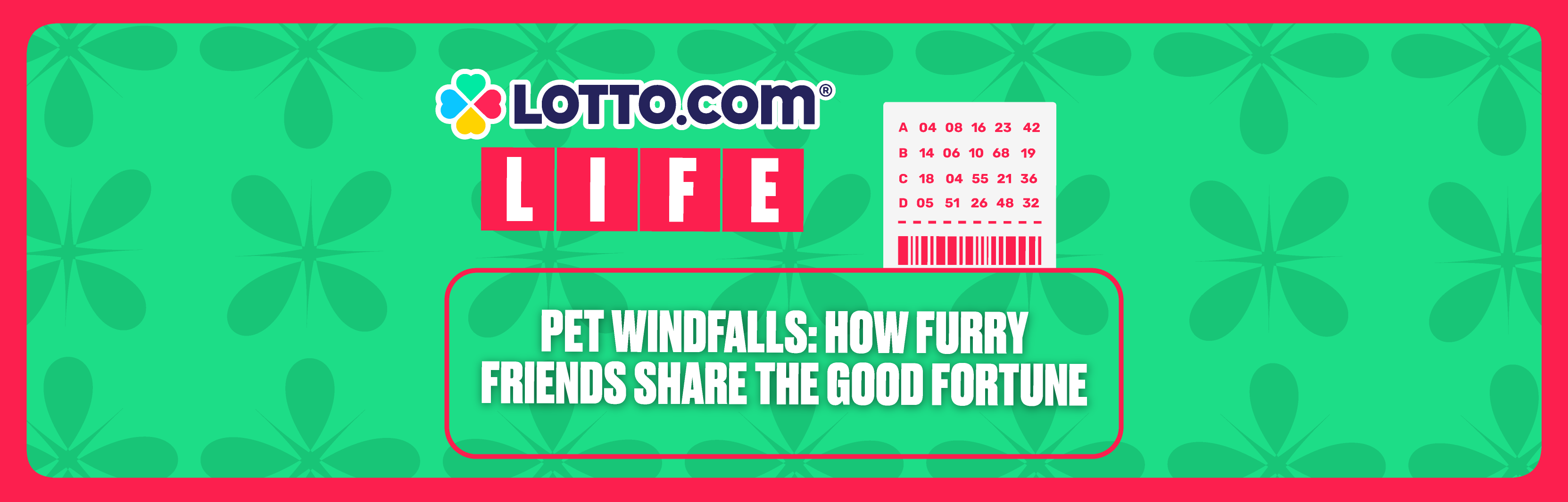 Pet Windfalls: How Furry Friends Share the Good Fortune