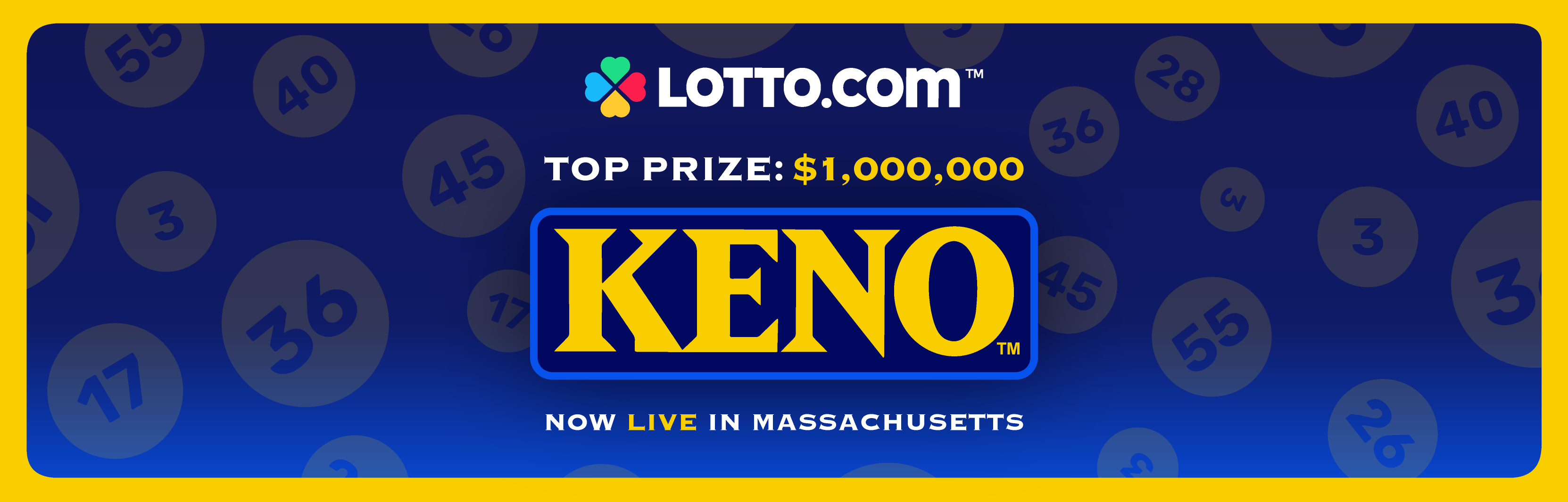 Play Official Massachusetts Lottery KENO™ on Lotto.com®