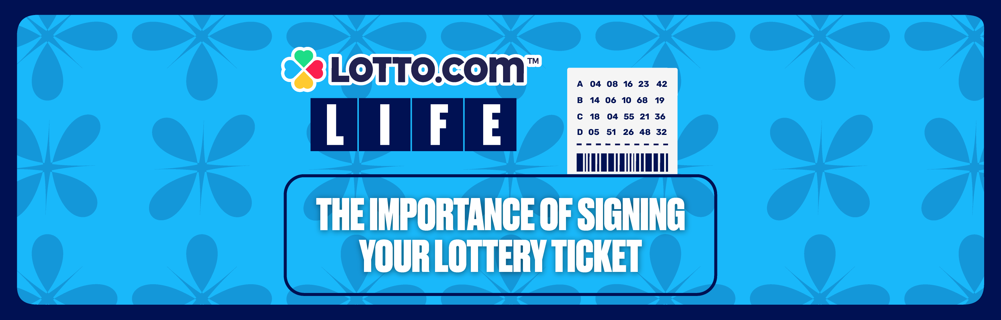 The Importance of Signing Your Lottery Ticket