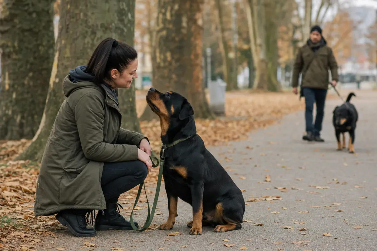 Pies reaktywny: jak bezpiecznie socjalizować dużego psa