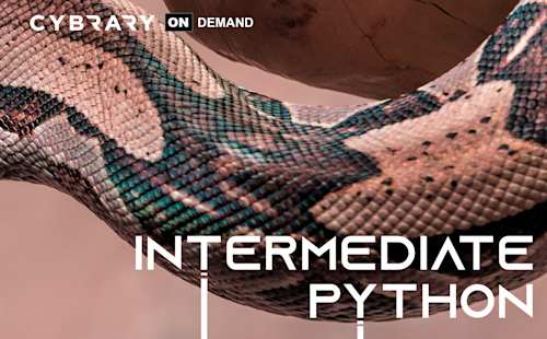Intermediate Python Course | Cybrary
