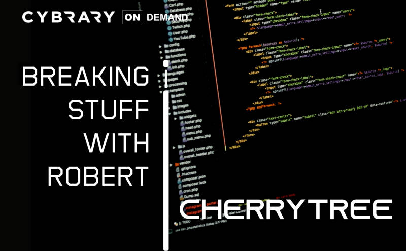 Cherrytree Training Course Cybrary