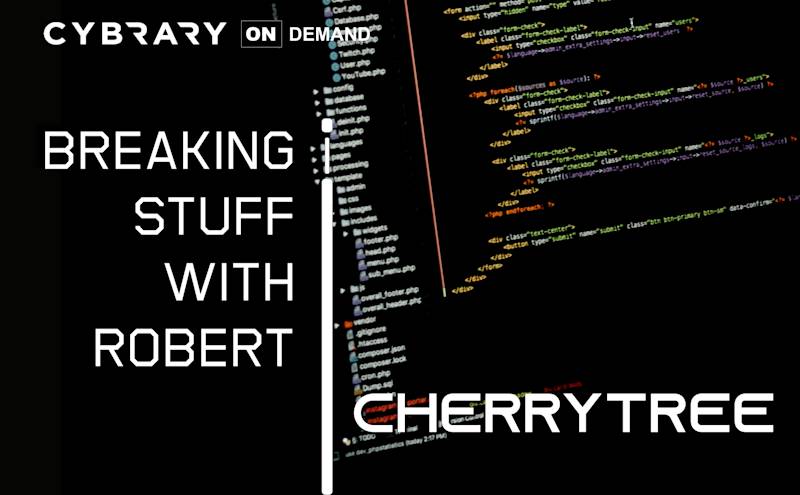 Cherrytree Training Course Cybrary Cherrytree Training Course Cybrary