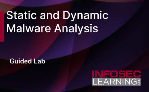 Infoseclearning Static And Dynamic Malware Analysis Cybrary