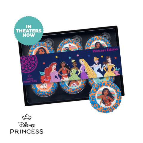 OREO Disney Princess Cookies, Moana Edition, Pack of six