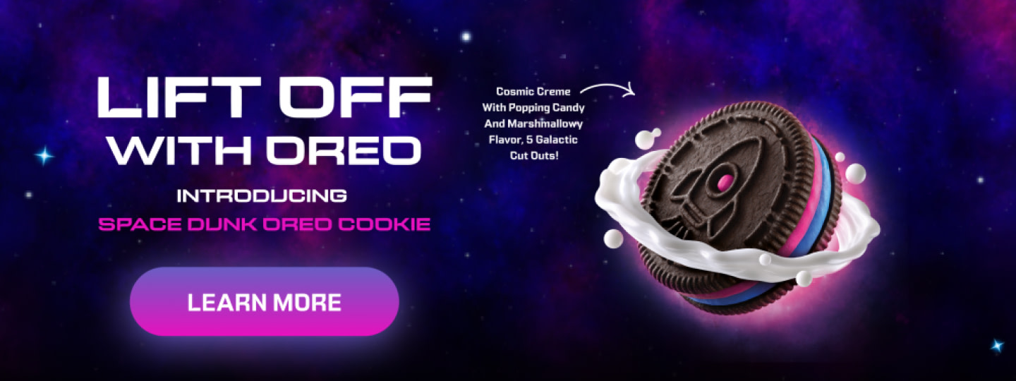 Life off with OREO - Introducing Space Dunk OREO Cookie 