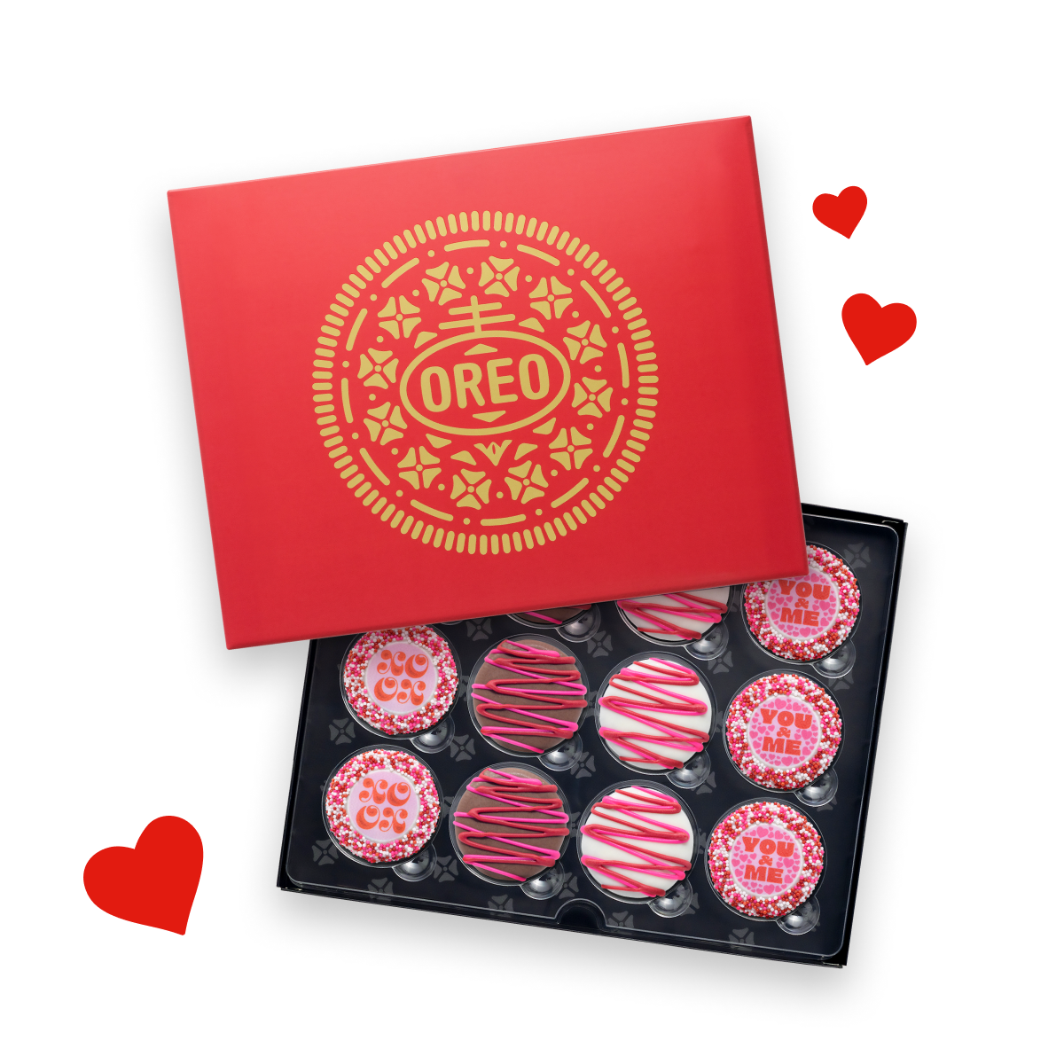 OREO Valentine's Day Red Box, 12 Ct