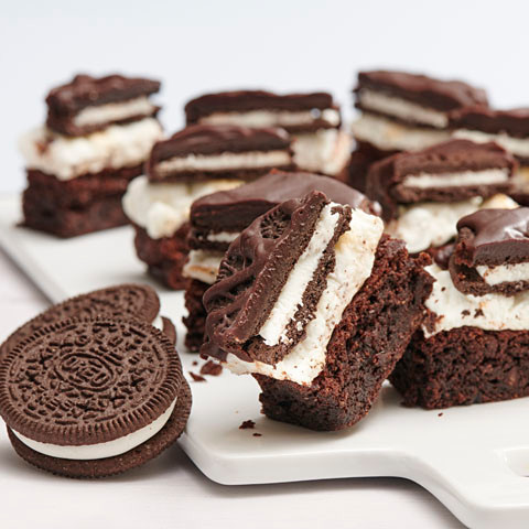 Gluten Free OREO Marshmallow Brownies