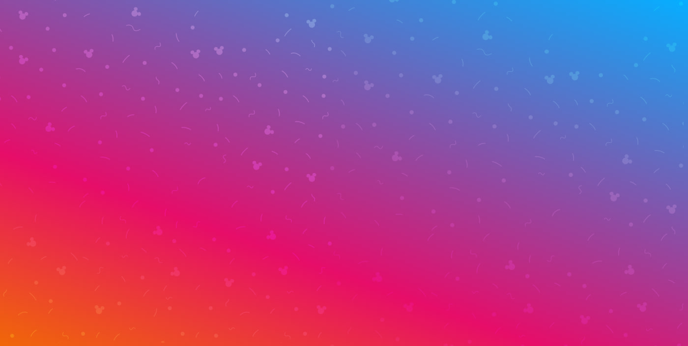 A gradient background color with a confetti overlay