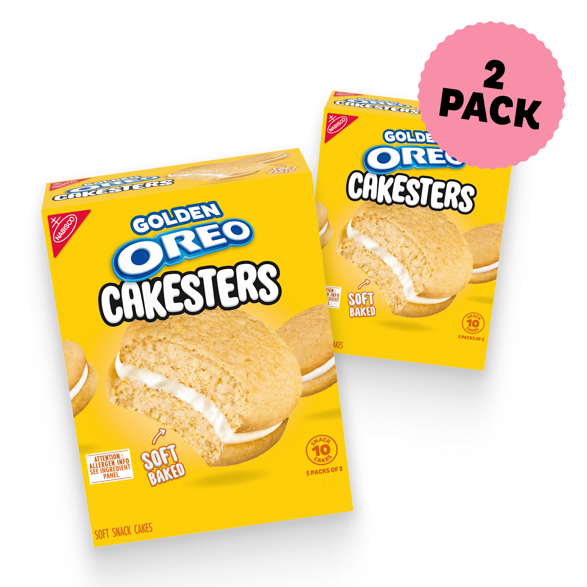 OREO Golden Cakesters Soft Snack Cakes