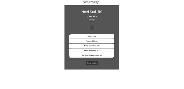 WeatherJS