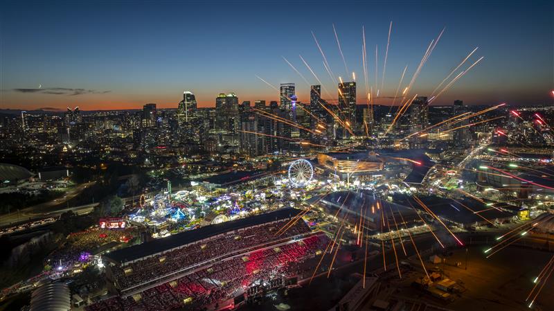 Calgary Stampede Drone Shot