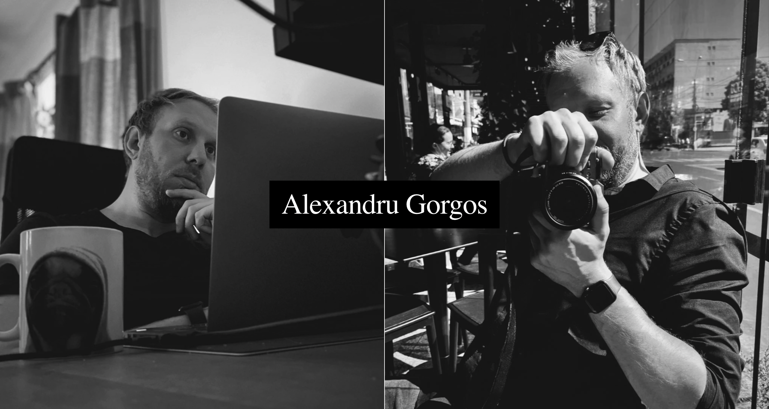 Alexandru Gorgos (main) website screenshot