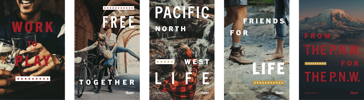 Rainier-brand platform-poster tiles