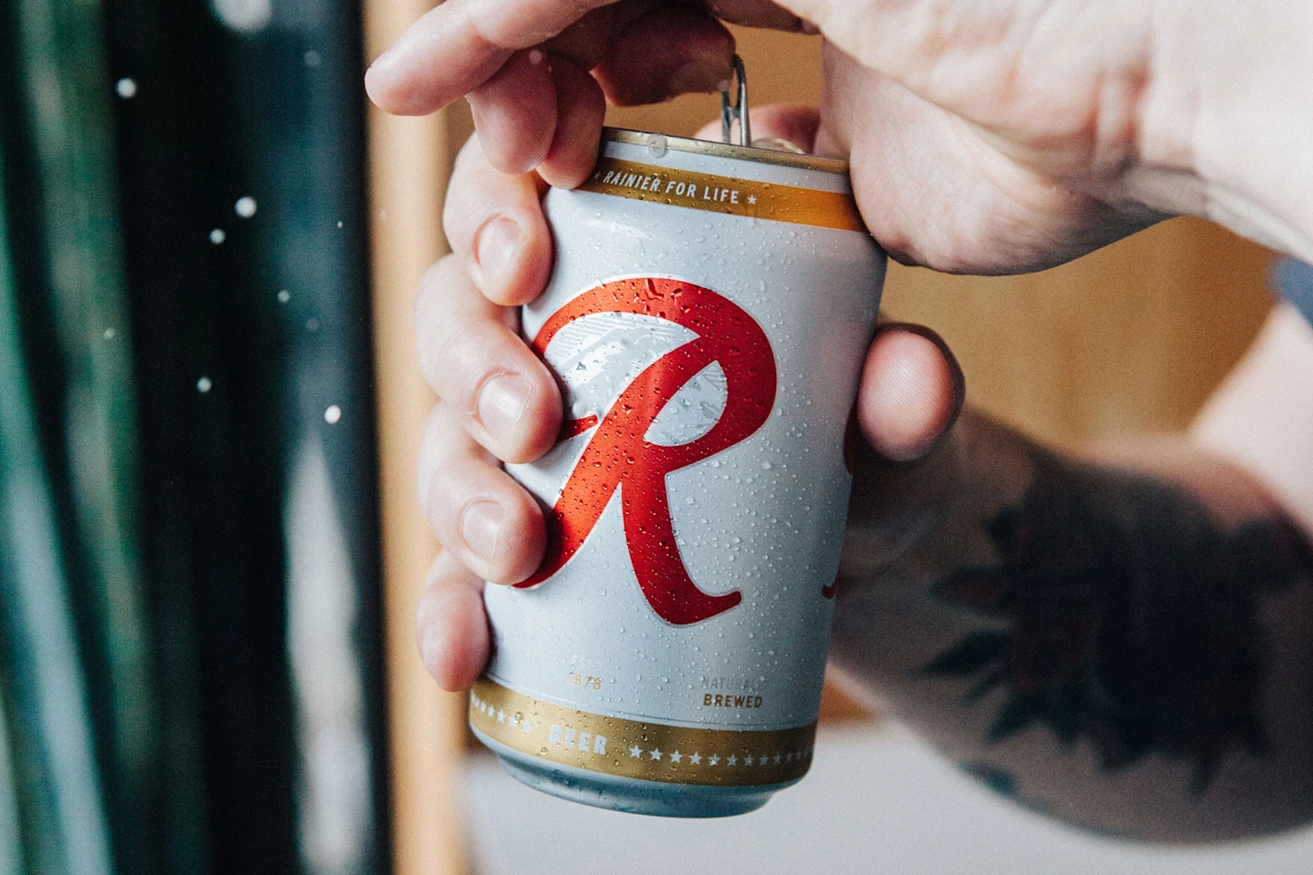 Rainier Beer brand platform lifestyle opening can