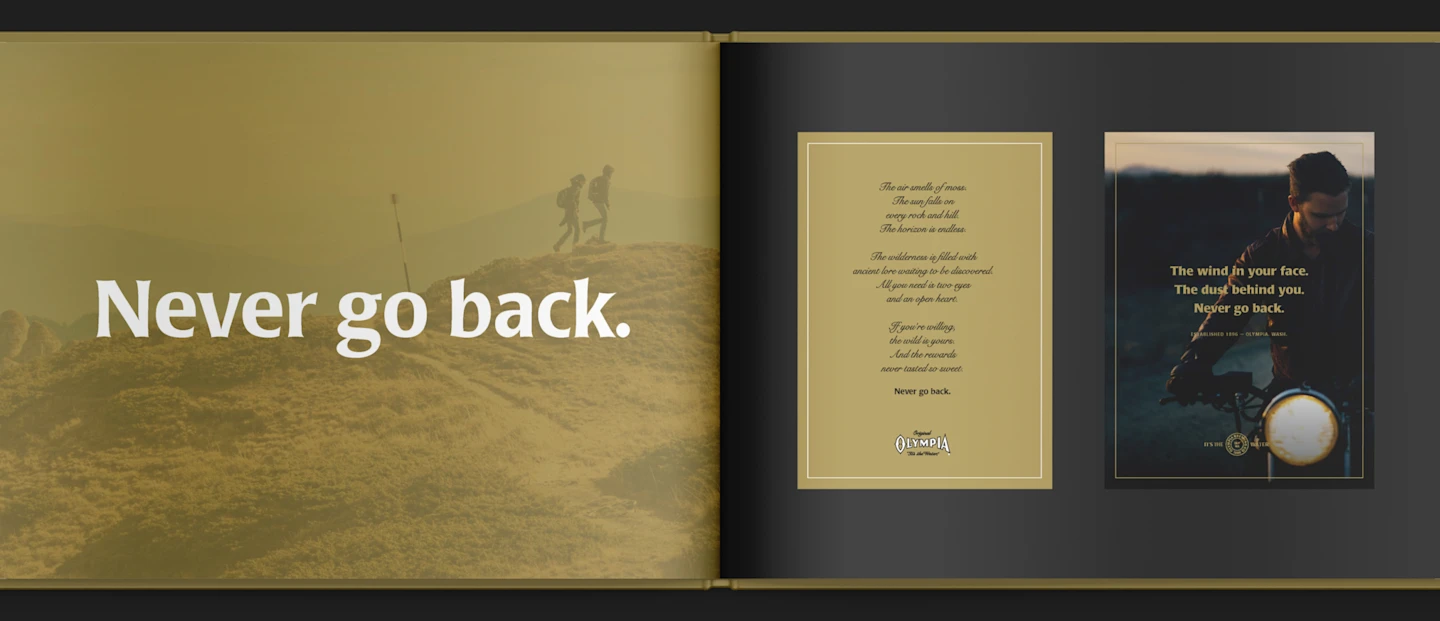 Olympia brand platform book