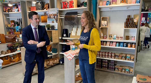 Brian Wolfburg and Kristin, Rethreaded owner and founder