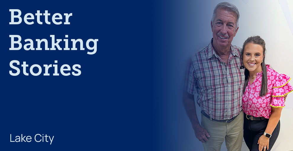 Better Banking story regarding Caitlin and Dennis in Lake City.