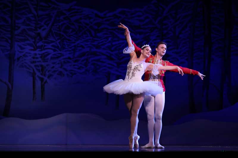 Dancers perform on the stage during the Jacksonville Symphony's First Coast Nutcracker.
