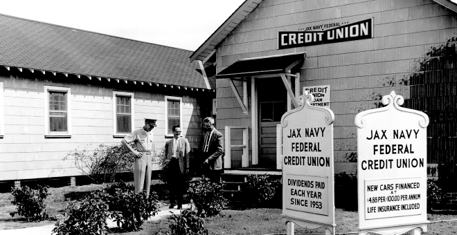 VyStar's original branch at Naval Air Station Jacksonville.