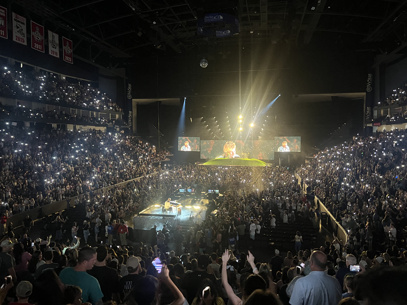 VyStar Veterans Memorial Arena during a concert