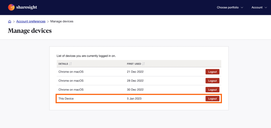 Manage Devices Logged In To Your Sharesight Account | Sharesight ...