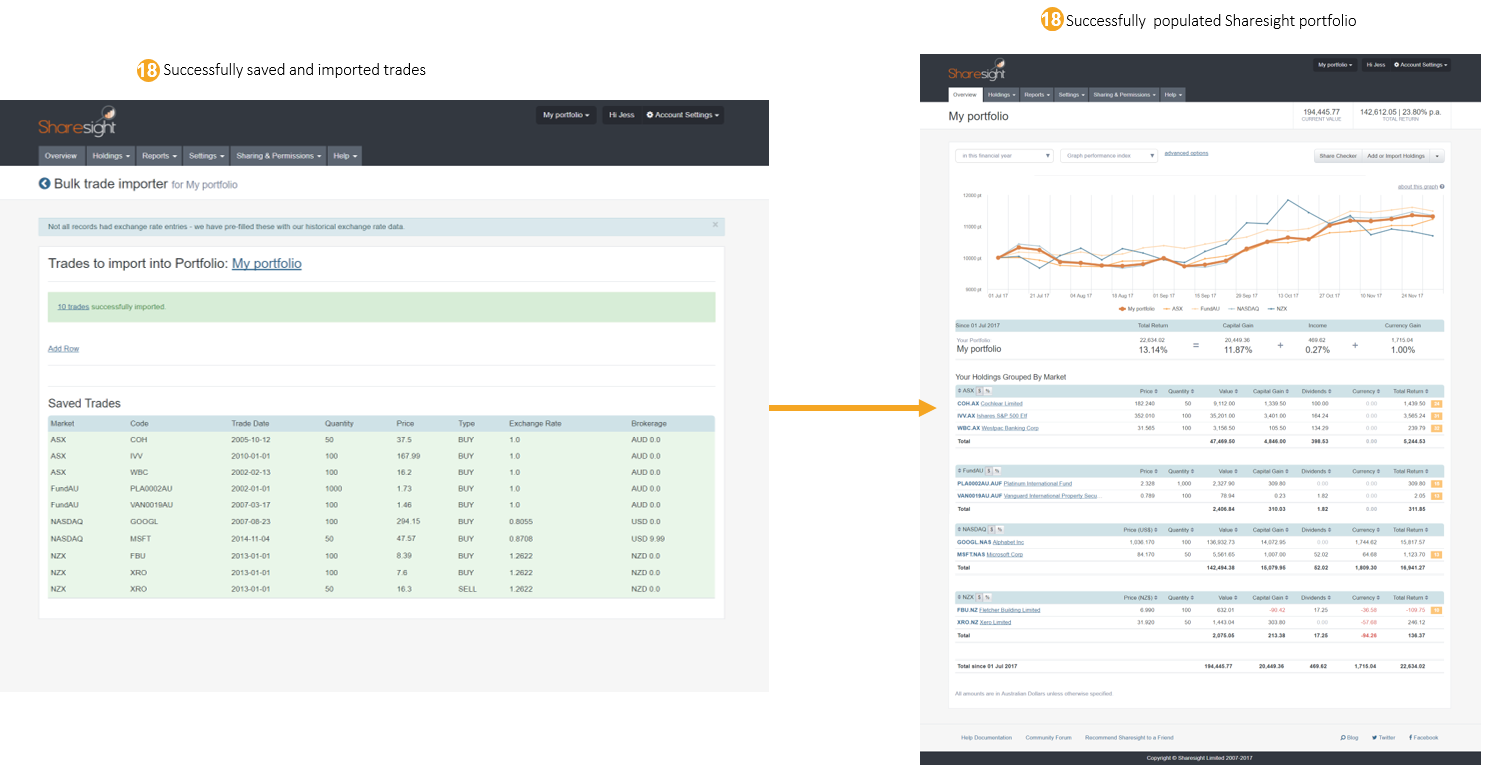 Import ANZ Share Investing Trades | Sharesight Australia Help