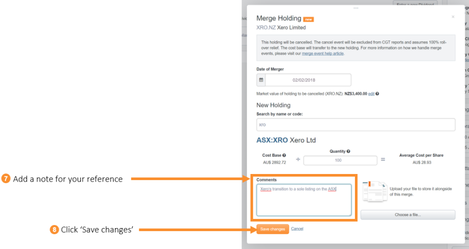 How to handle Xero delisting from the NZX step seven & eight