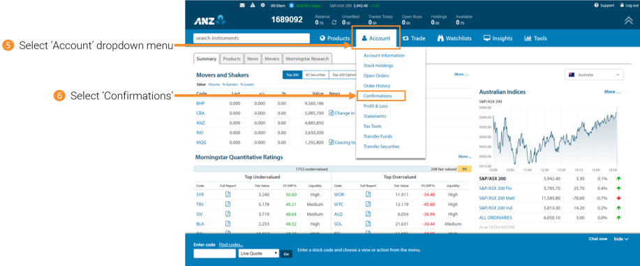 Import Your Historical Trading Data From Anz Share Investing - 7 select the time frame of trade history you would like to import into sharesight