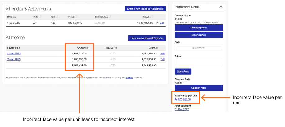 track cash investments - 8