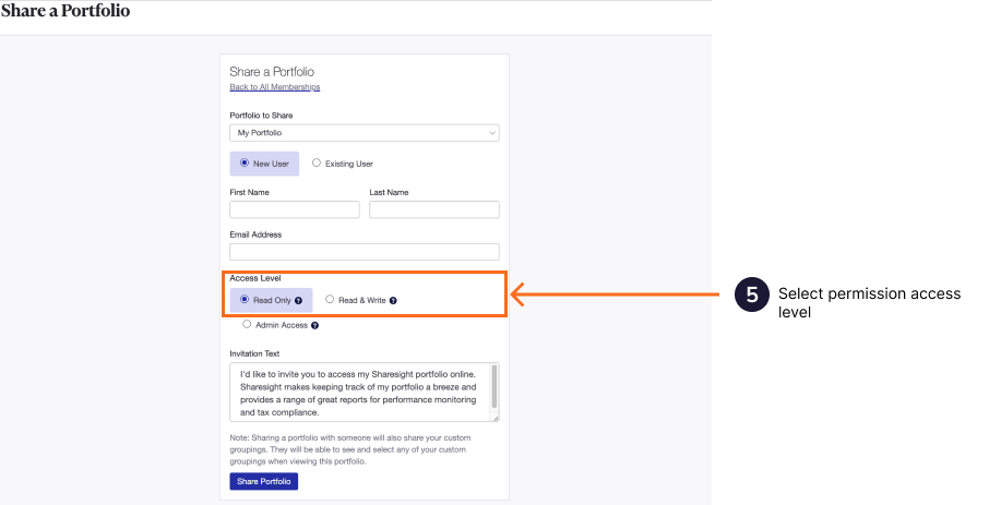 Sharing Access Of Your Portfolio | Sharesight Australia Help