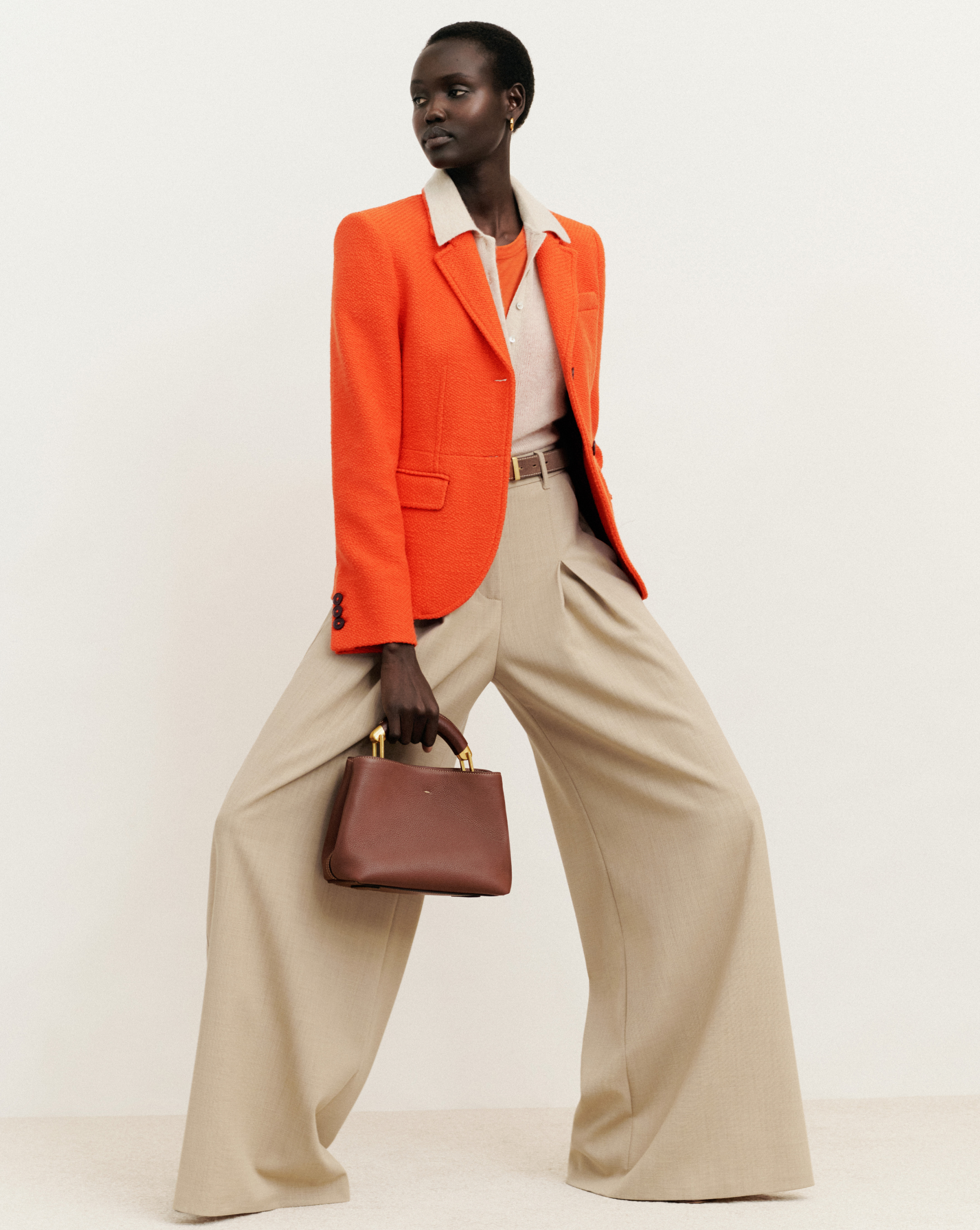 Women's Black Travel Tweed Jumpsuit | ME+EM