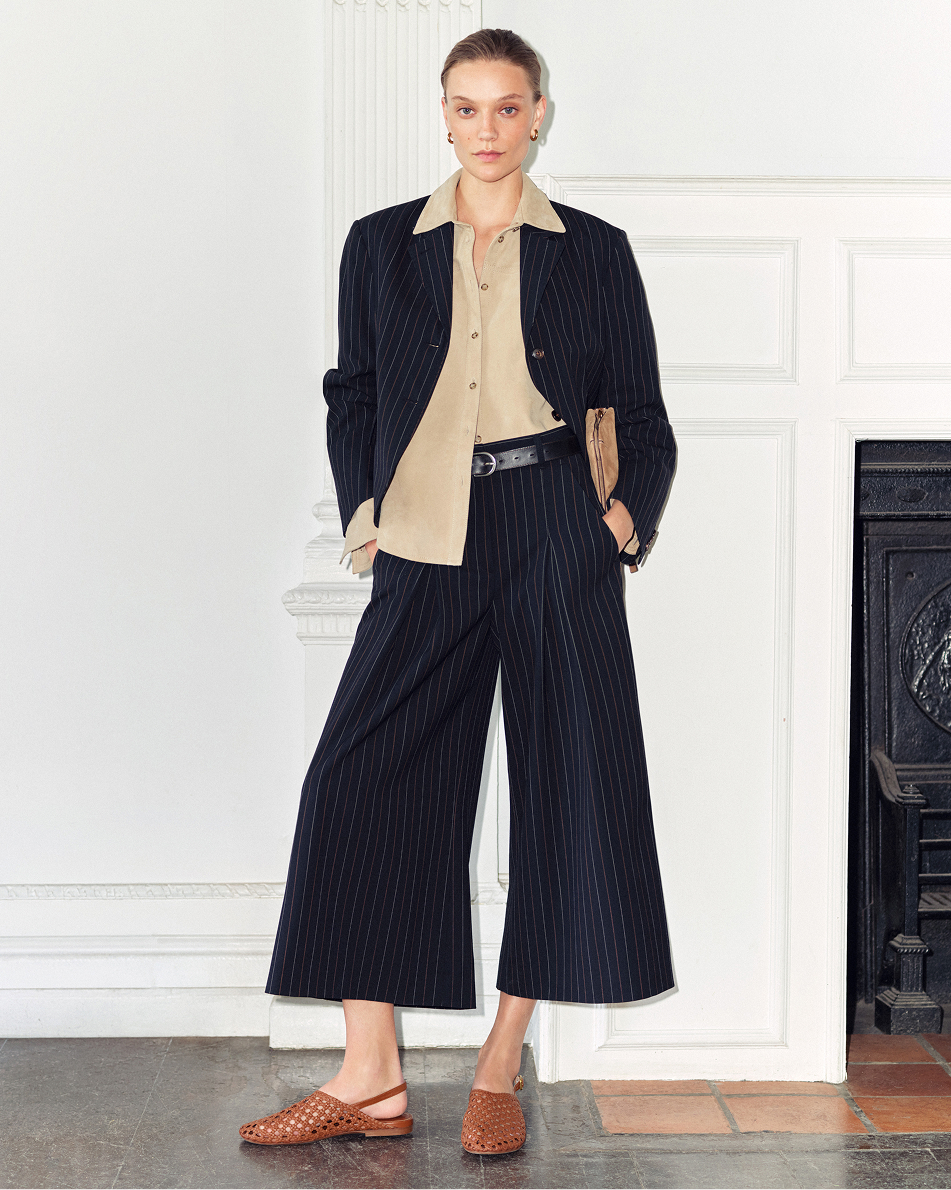 Women's White Tweed Jumpsuit | ME+EM