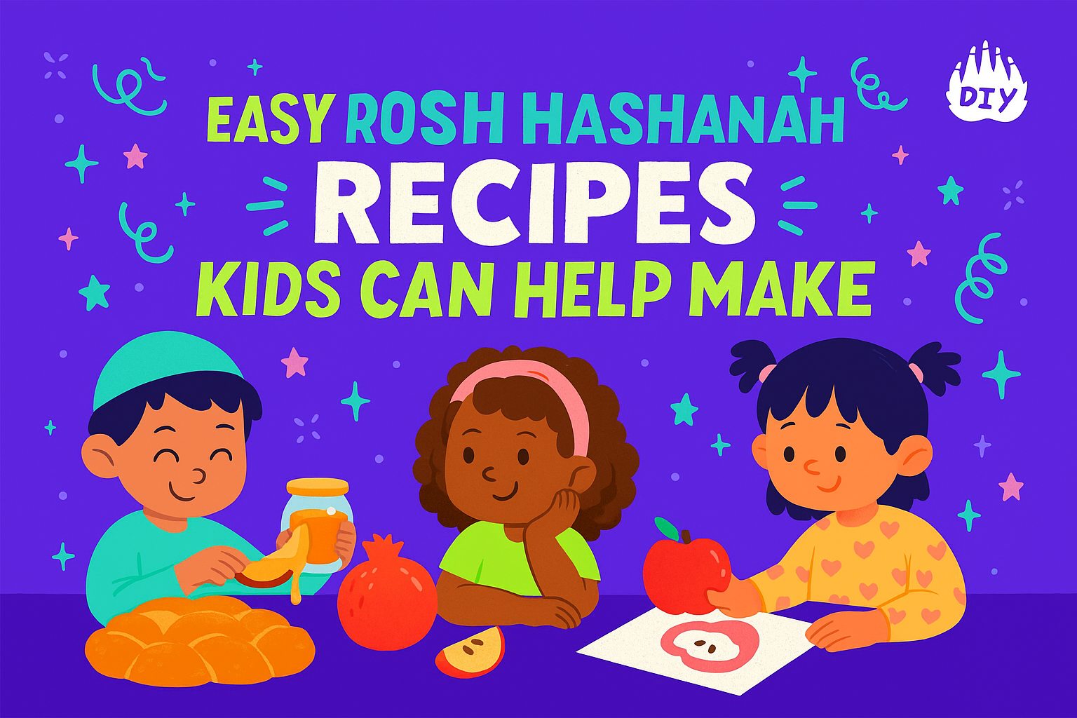 Easy Rosh Hashanah Recipes Kids Can Help Make
