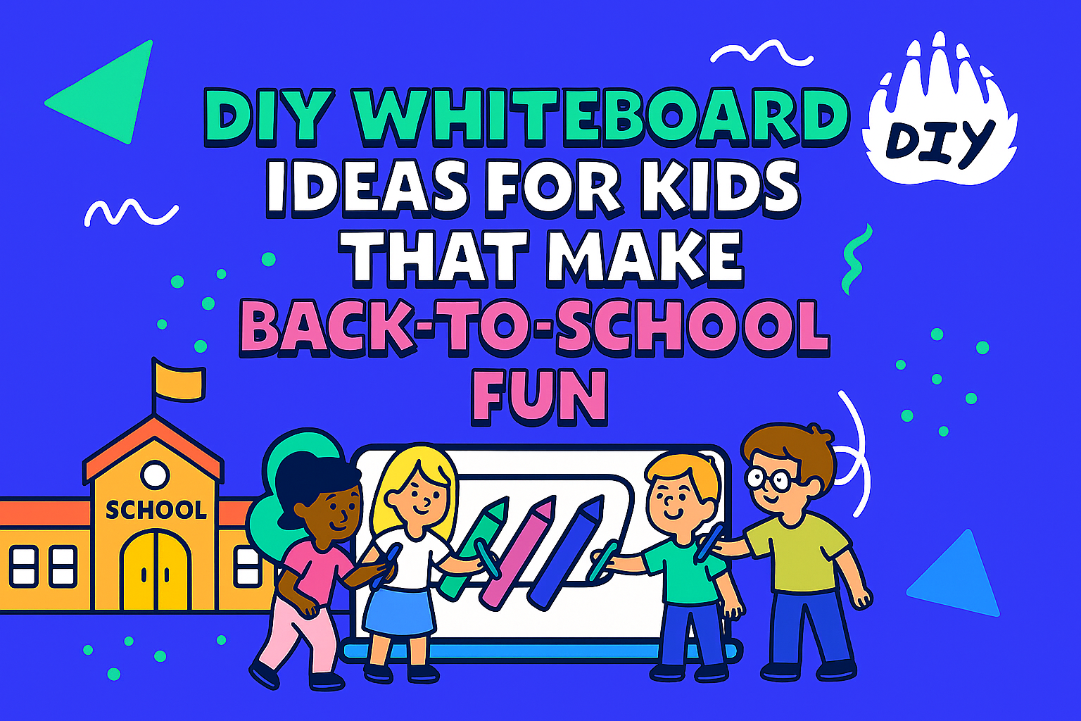 DIY Whiteboard Ideas for Kids That Make Back-to-School Fun (and Organized!)