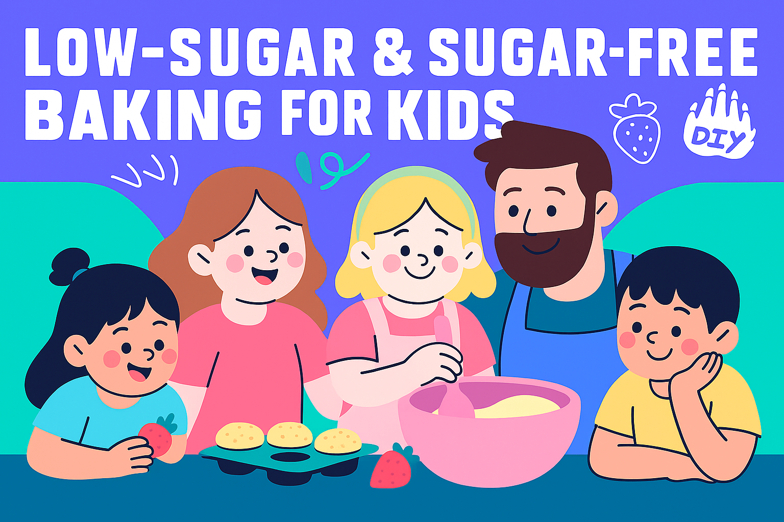 Low-Sugar & Sugar-Free Baking for Kids